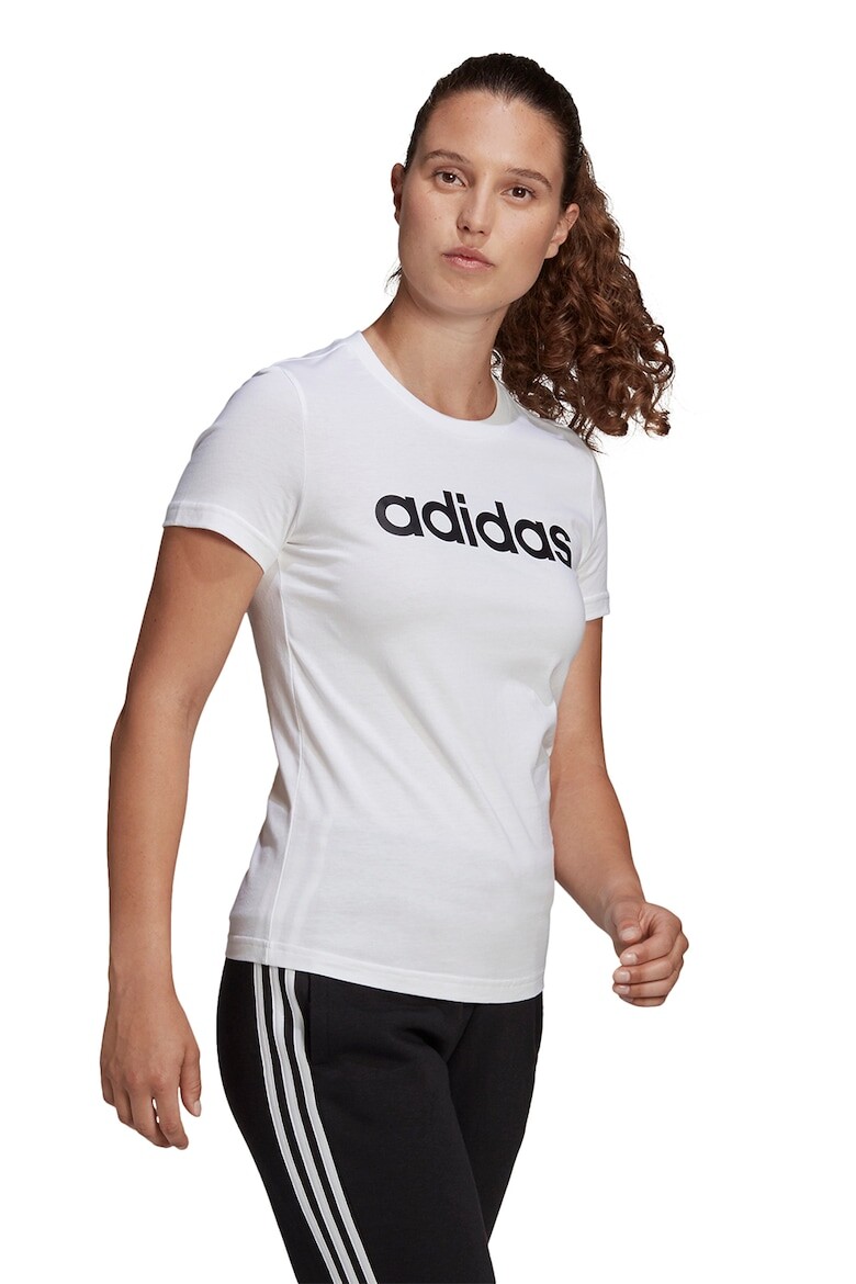 

Футболка с логотипом Essentials Adidas Sportswear, черный