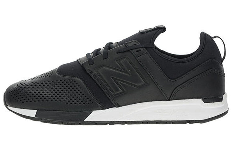 

New Balance 247 кожаные черные