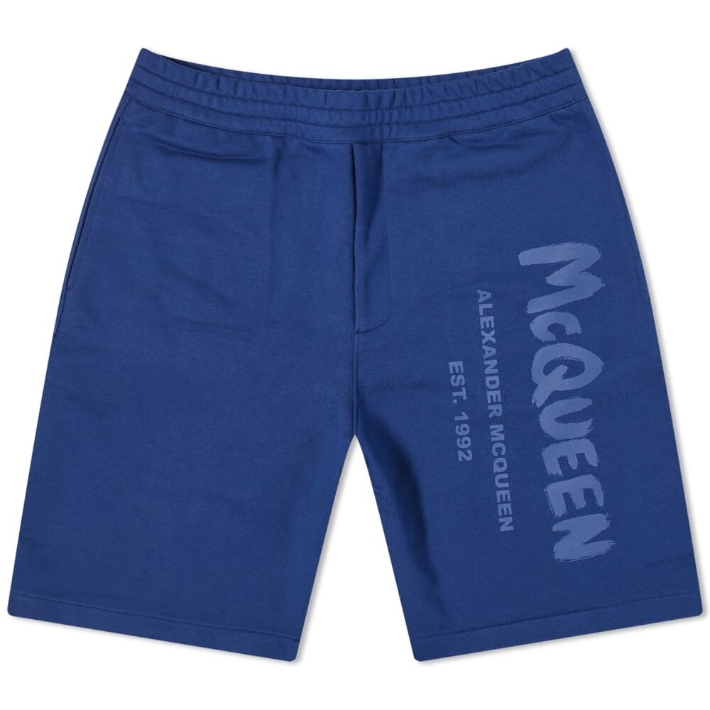 

Шорты с логотипом Alexander McQueen и граффити