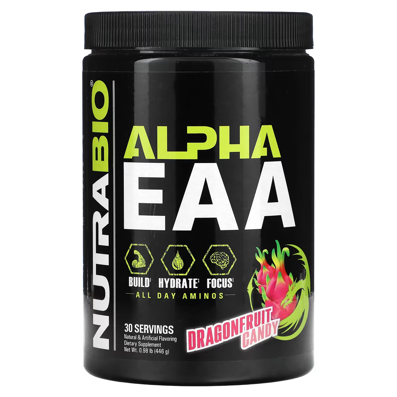 Конфеты NutraBio Alpha EAA из драконьего фрукта, 446 г конфеты nutrabio intra blast intra workout amino fuel из драконьего фрукта 722 г