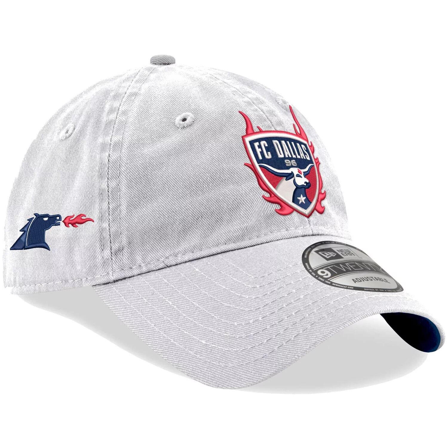 

Мужская регулируемая кепка New Era White FC Dallas Hook 9TWENTY