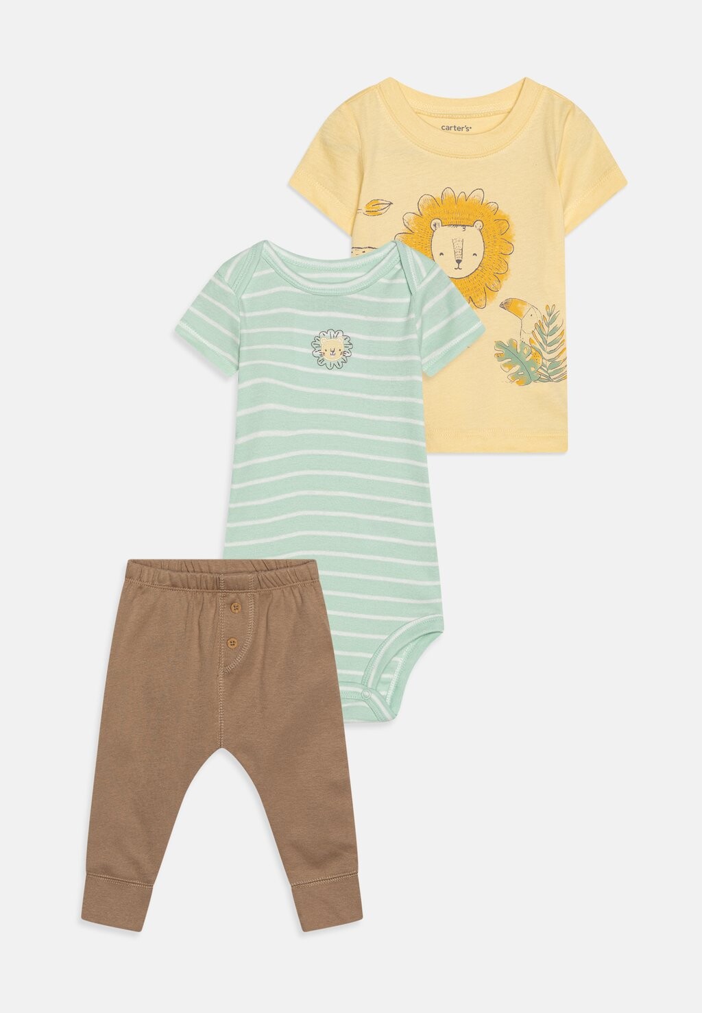 

Футболка с принтом LION UNISEX SET Carter's, цвет yellow