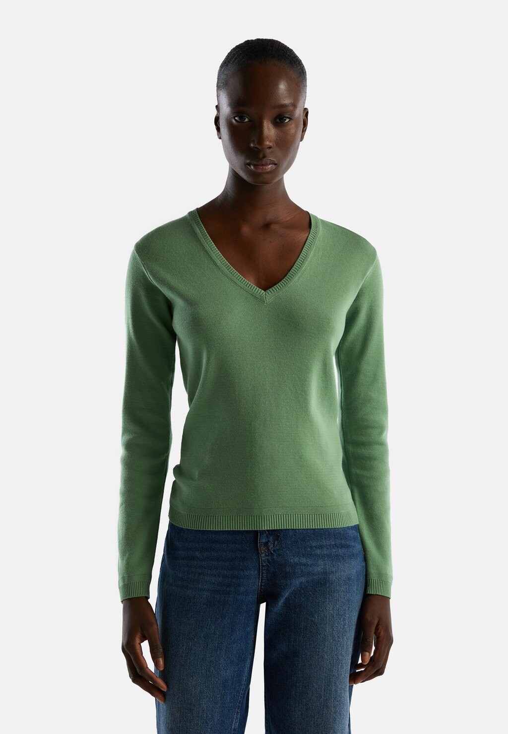 

Свитер United Colors of Benetton, зеленый