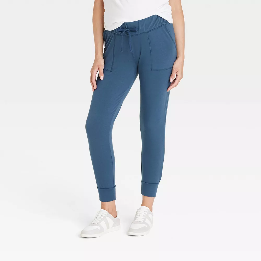 

Трикотажные брюки для беременных - Isabel Maternity от Ingrid & Isabel Isabel Maternity by Ingrid & Isabel, цвет Blue