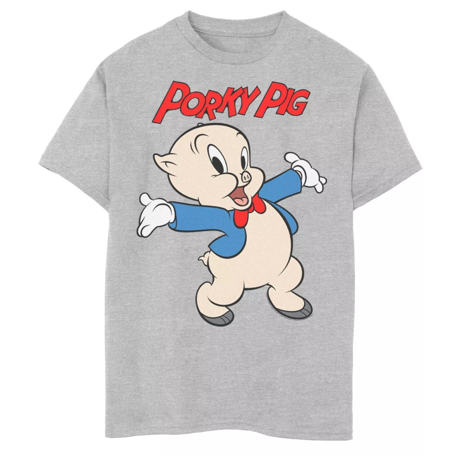

Футболка с винтажным портретом и рисунком Porky Pig для мальчиков 8–20 лет и Husky Looney Tunes Licensed Character