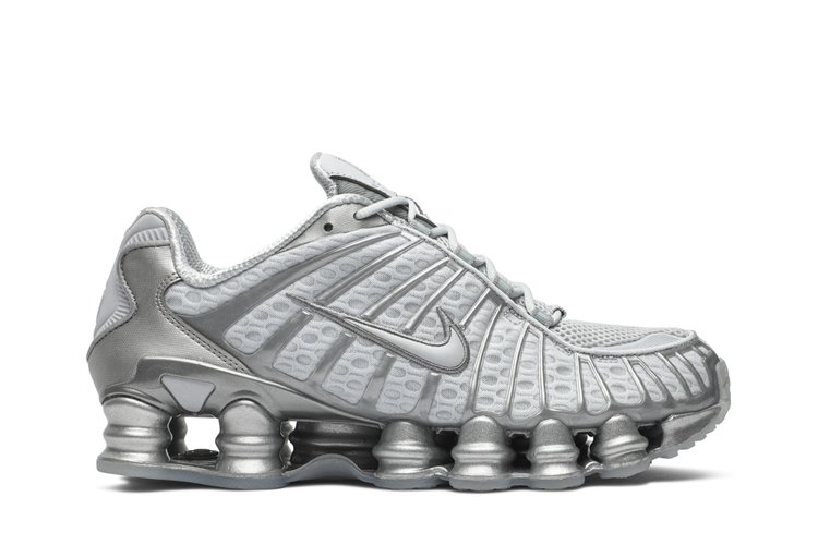 Кроссовки Nike Shox TL 'Platinum Chrome', серебряный цена и фото
