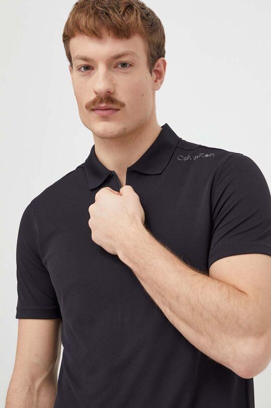 

Треккинговое поло Calvin Klein Performance, черный