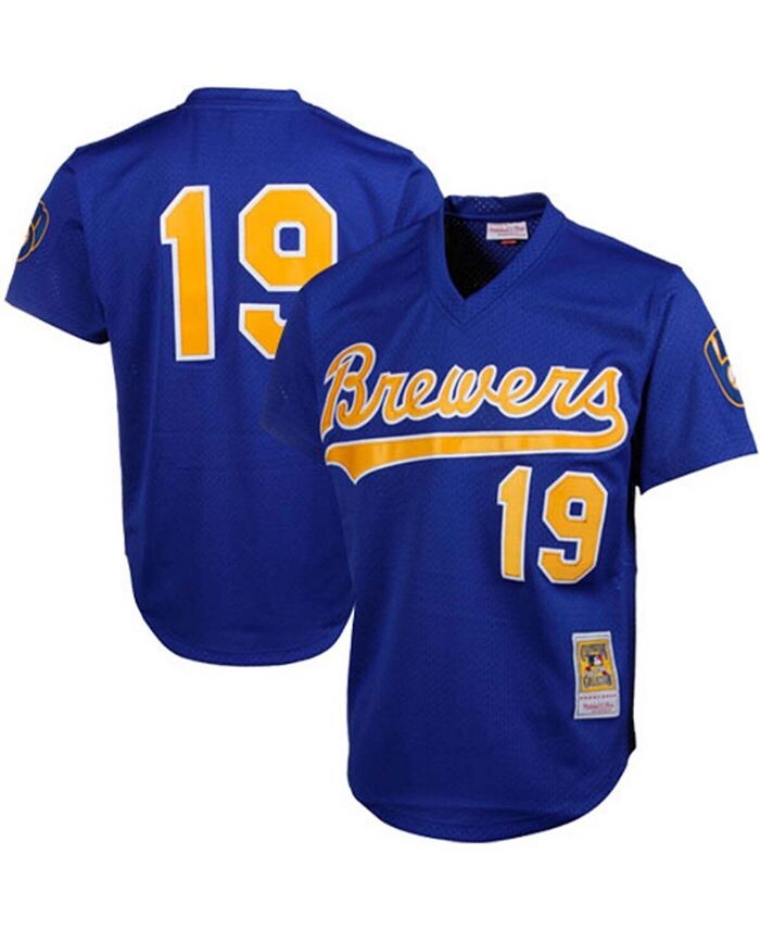 

Мужская сетчатая тренировочная майка Robin Yount Royal Milwaukee Brewers Cooperstown Mitchell & Ness, цвет Royal