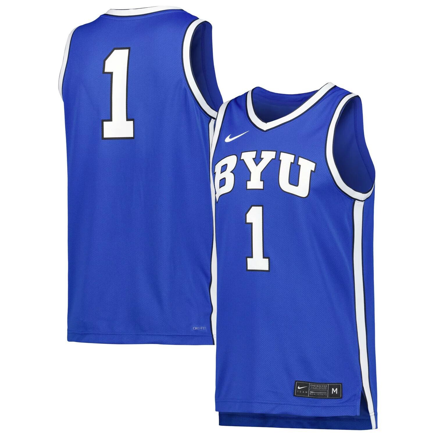 

Мужская баскетбольная майка Royal BYU Cougars реплика Nike