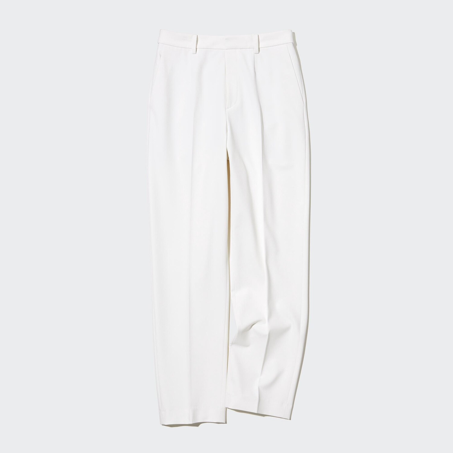 

Брюки UNIQLO smart с петлями для ремня, белый