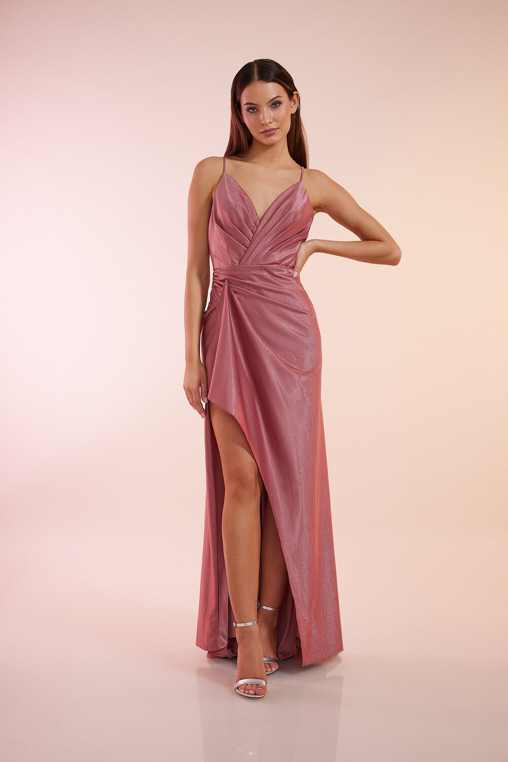

Платье LAONA Abend Shiny Star Dress, цвет Melon