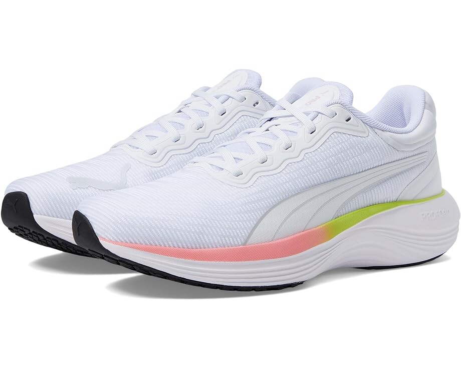 

Кроссовки PUMA Scend Pro Ultra, цвет PUMA White/Lime Pow