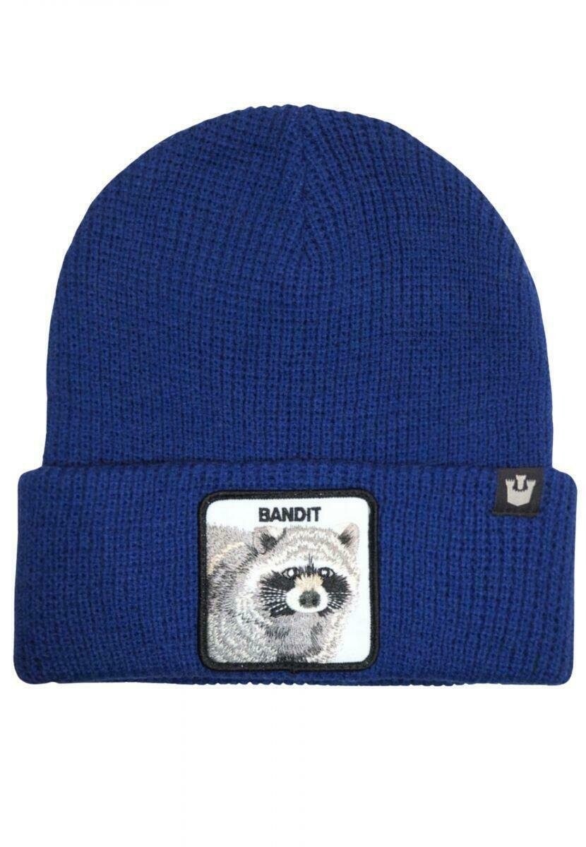 

Шапка-бини Animal Petch Goorin Bros, цвет royal blue