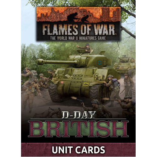 Фигурки Flames Of War: D-Day British Unit Card Pack (66 Cards)