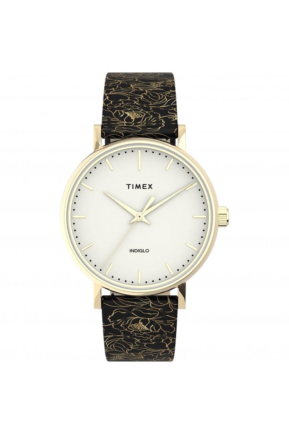 

Классические аналоговые кварцевые часы Essential Collection — Tw2U40700 Timex, белый