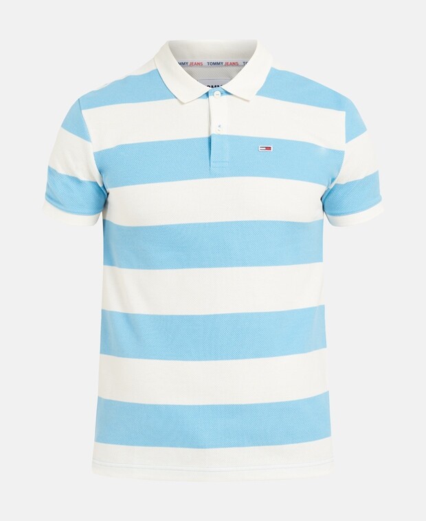 

Рубашка поло Tommy Jeans, светло-синий
