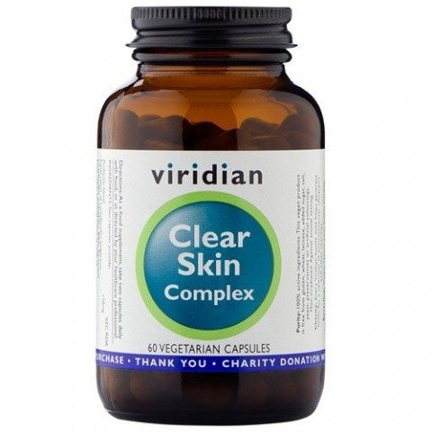 Препарат, улучшающий состояние кожи Viridian Clear Skin Complex, 60 шт
