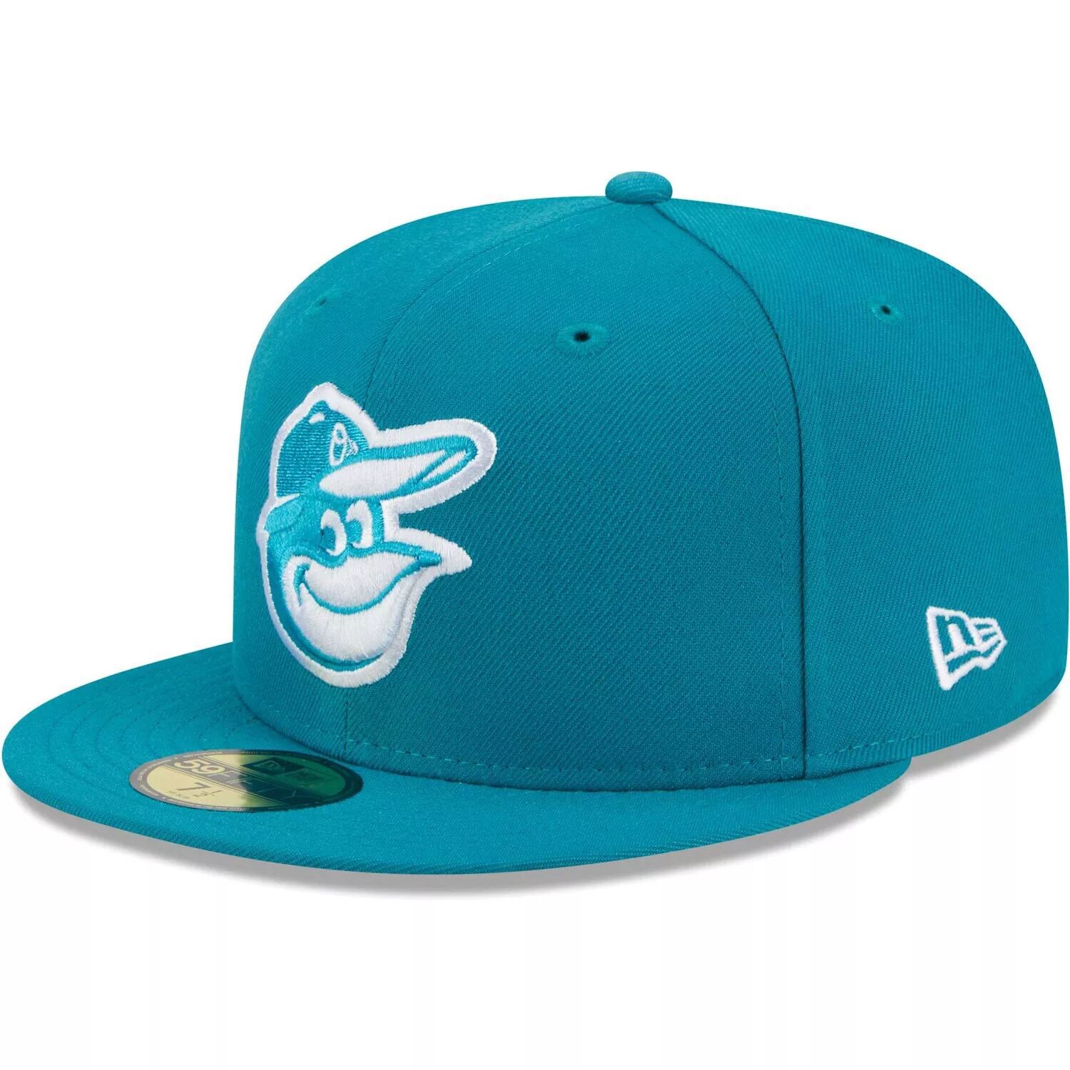 

Мужская приталенная шляпа New Era Turquoise Baltimore Orioles 59FIFTY