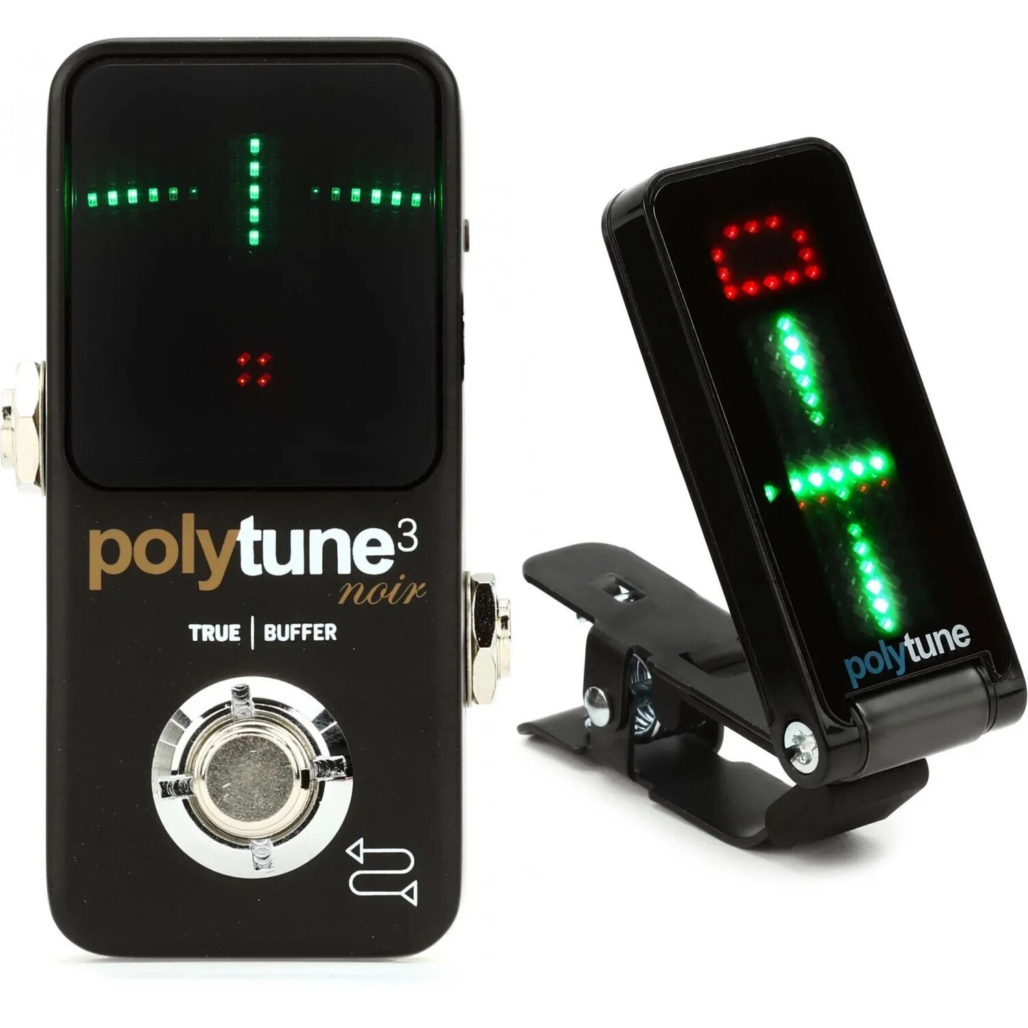 

Комплект мини-полифонической педали настройки TC Electronic PolyTune 3 Noir