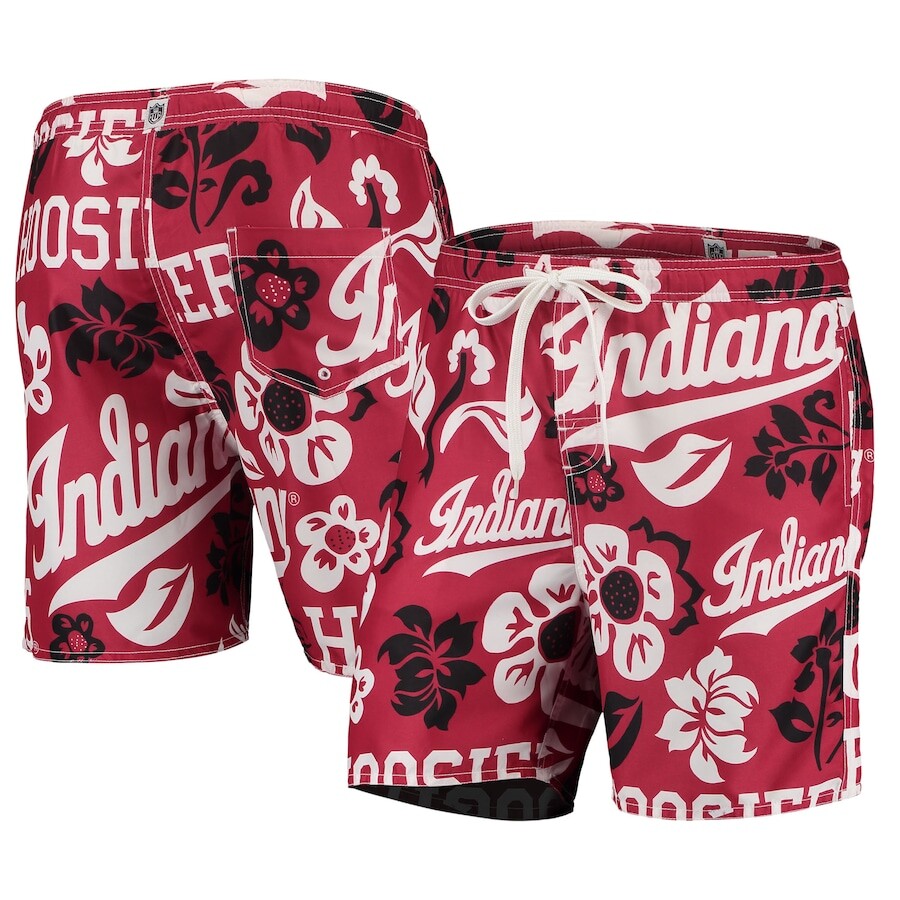 

Пляжные шорты Wes & Willy Indiana Hoosiers, малиновый