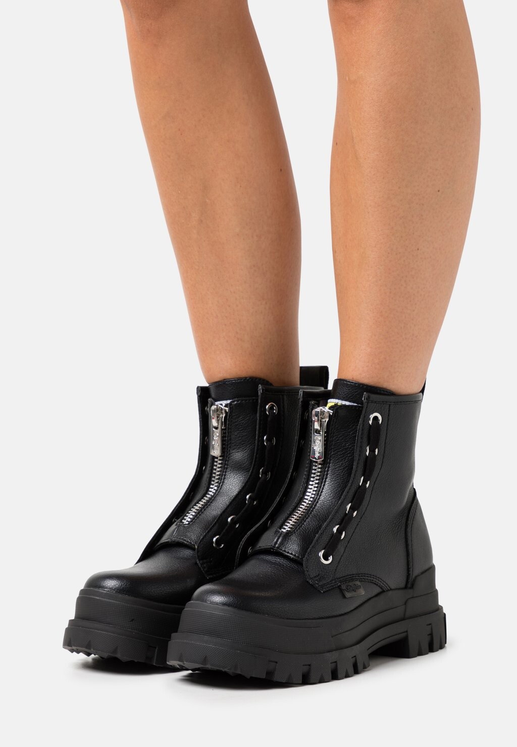 

Ботинки на платформе Buffalo VEGAN ASPHA ZIP, черный