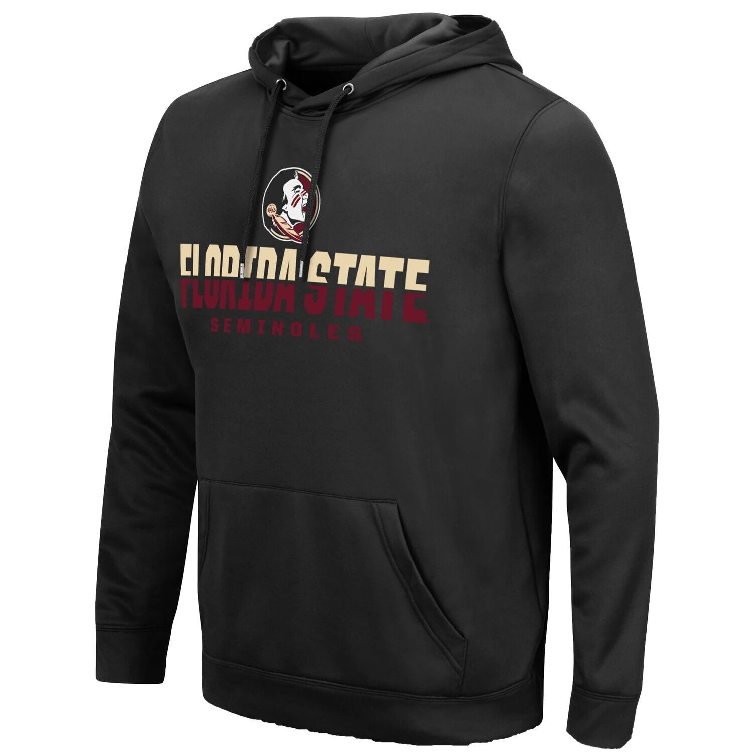 

Мужской черный пуловер с капюшоном и фонариком Florida State Seminoles Colosseum