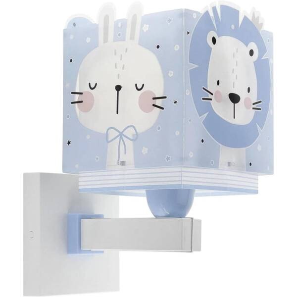 

Настенный светильник click-licht.de P BABY JUNGLE BLUE цвет hellblau weiß