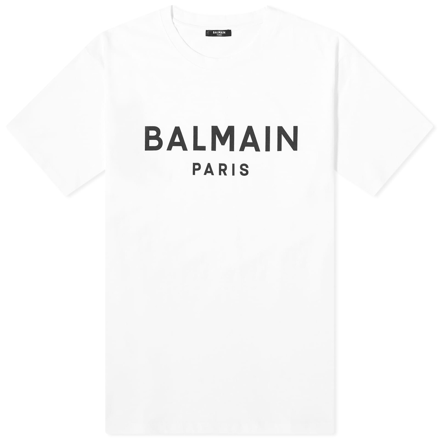 

Футболка Balmain Paris Logo, цвет White & Black