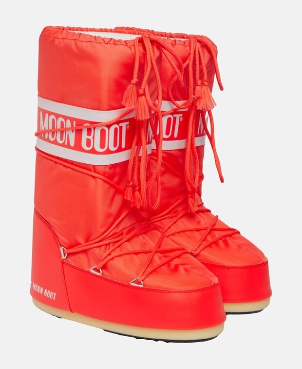 

Зимние сапоги Moon Boot, лосось