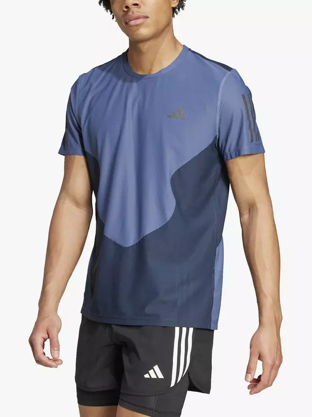 

Футболка adidas Own The Run Colourblock Aero.RDY, цвет aurora/ink