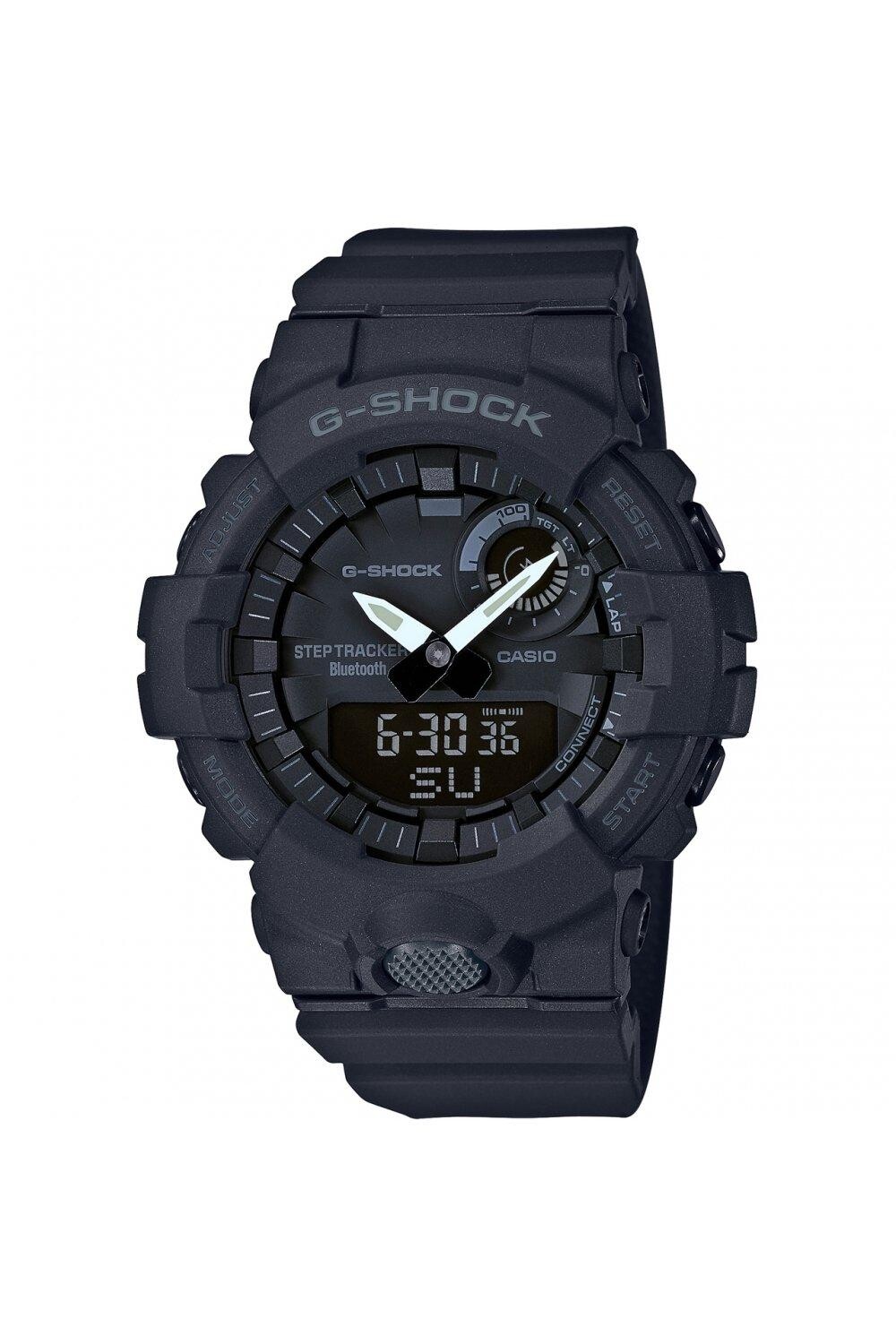 

Классические комбинированные кварцевые часы G-Shock из пластика и смолы — Gba-800-1Aer Casio, черный