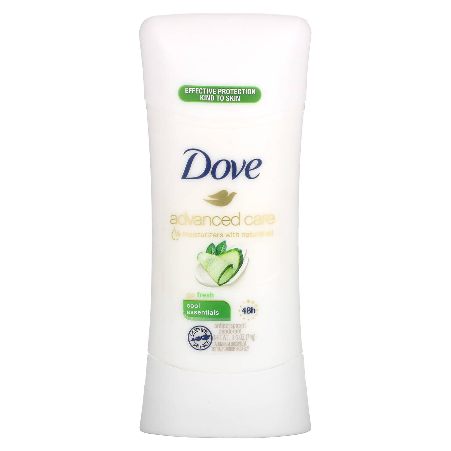 

Advanced Care, дезодорант-антиперспирант, свежесть, 74 г (2,6 унции), Dove