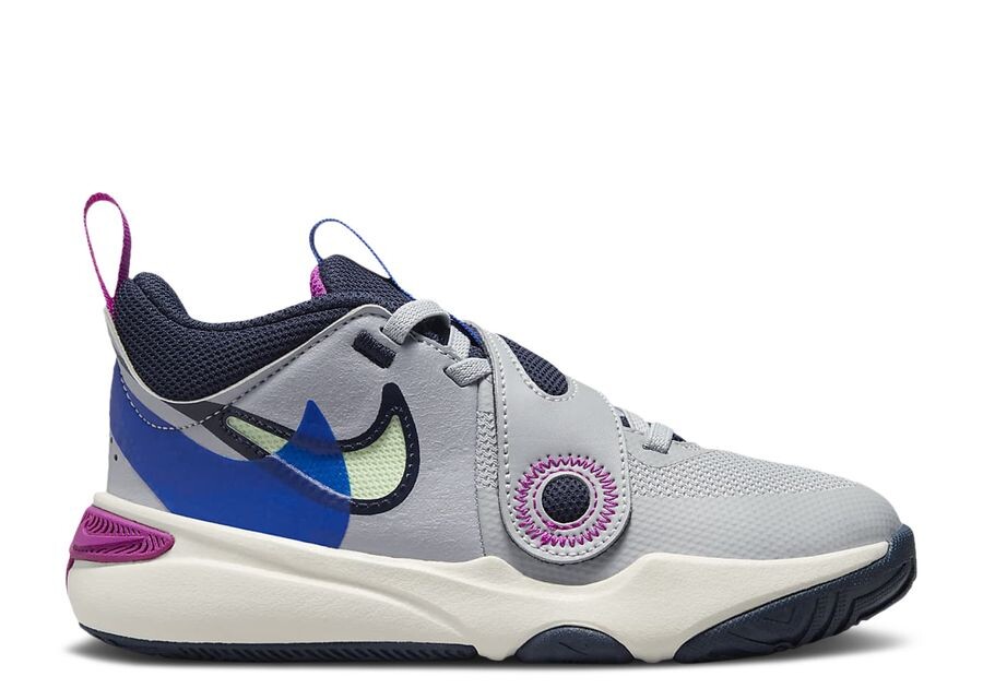 

Кроссовки Nike Team Hustle D11 Se Ps 'Wolf Grey Hyper Royal', серый