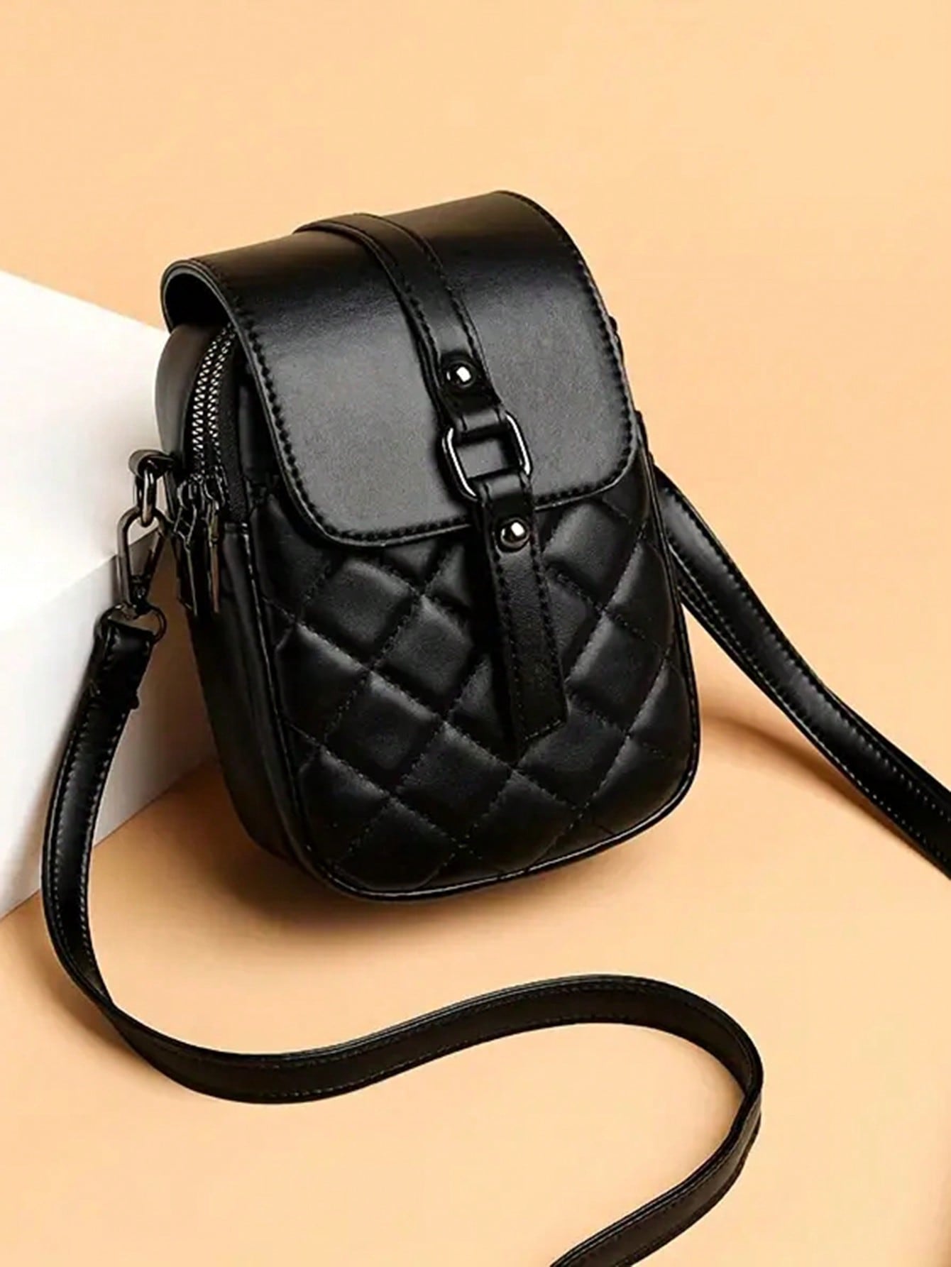 Женская мини-сумка через плечо в стиле ретро, черный комлект мини винил сборники ретро исполнителей