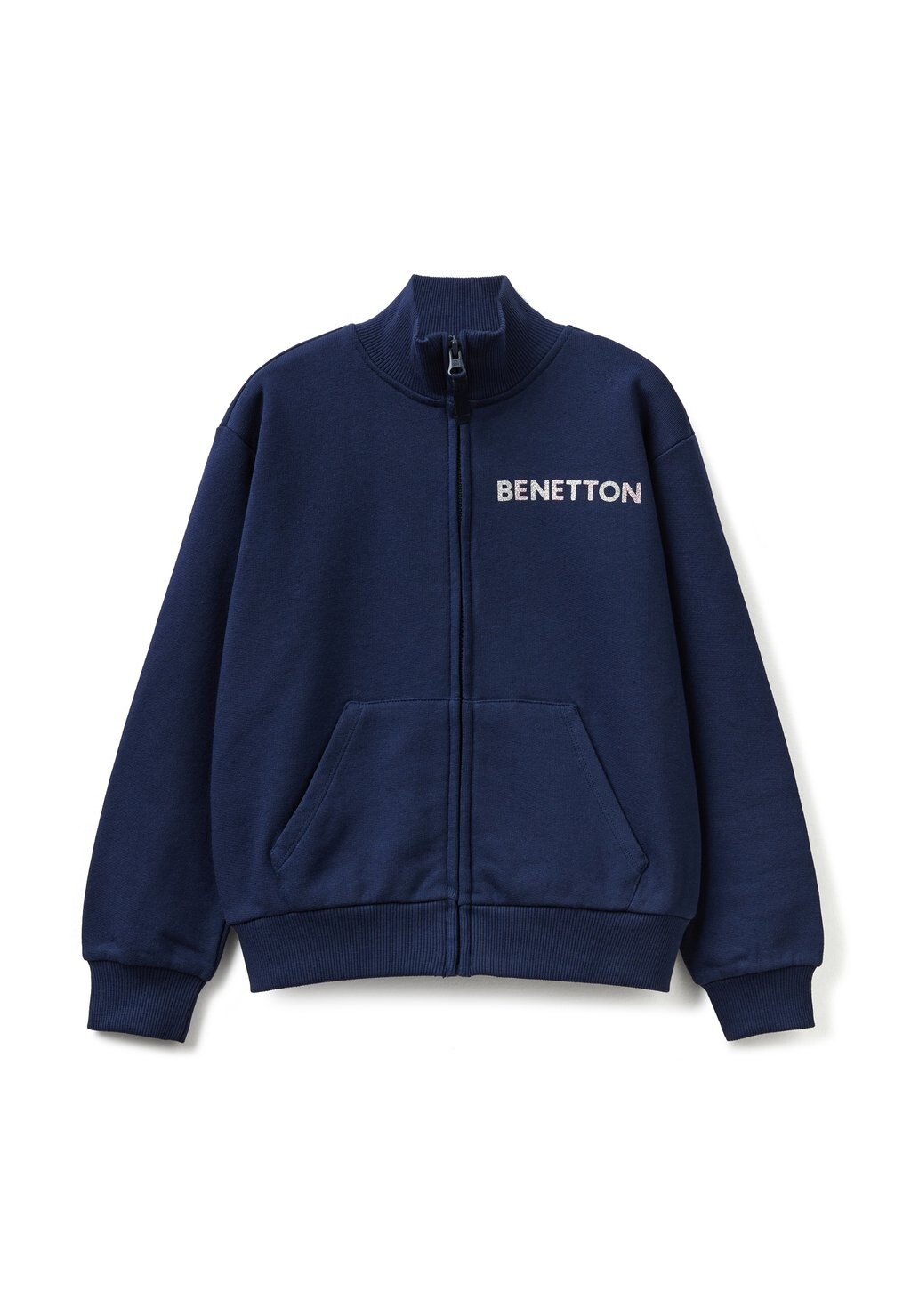 

Толстовка на молнии With Zip And Collar United Colors of Benetton, синий