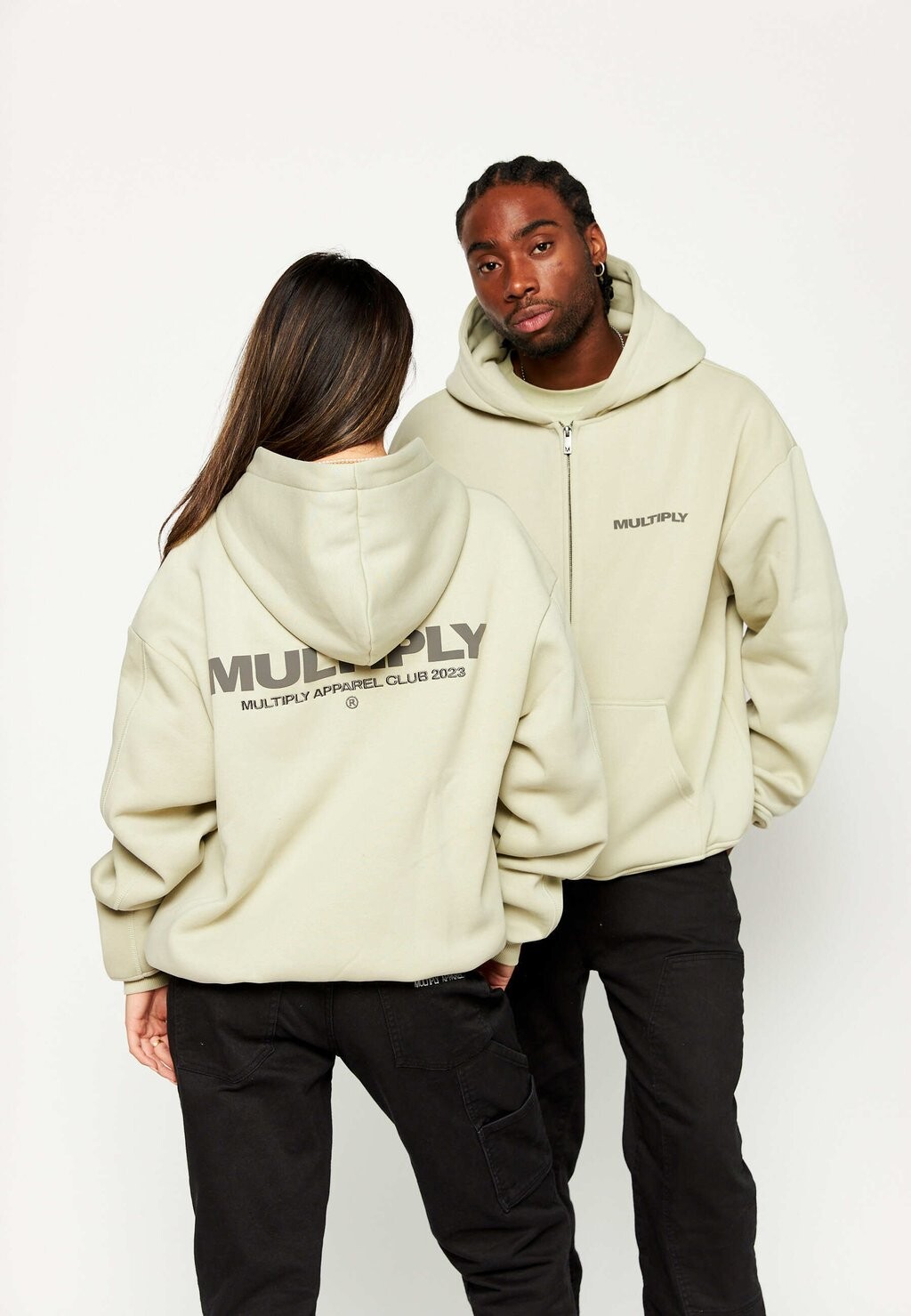 

Толстовка на молнии Multiply Apparel, люцерна