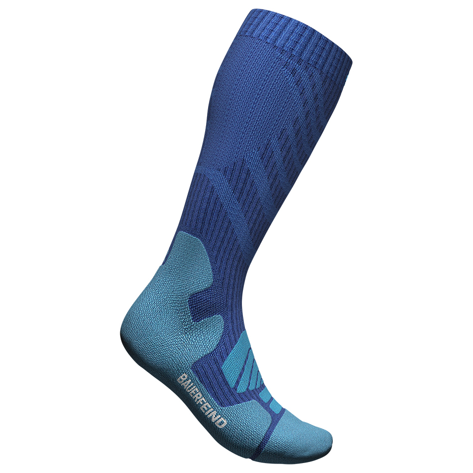 Компрессионные носки Bauerfeind Sports Outdoor Merino Compression Socks, цвет Ocean Blue