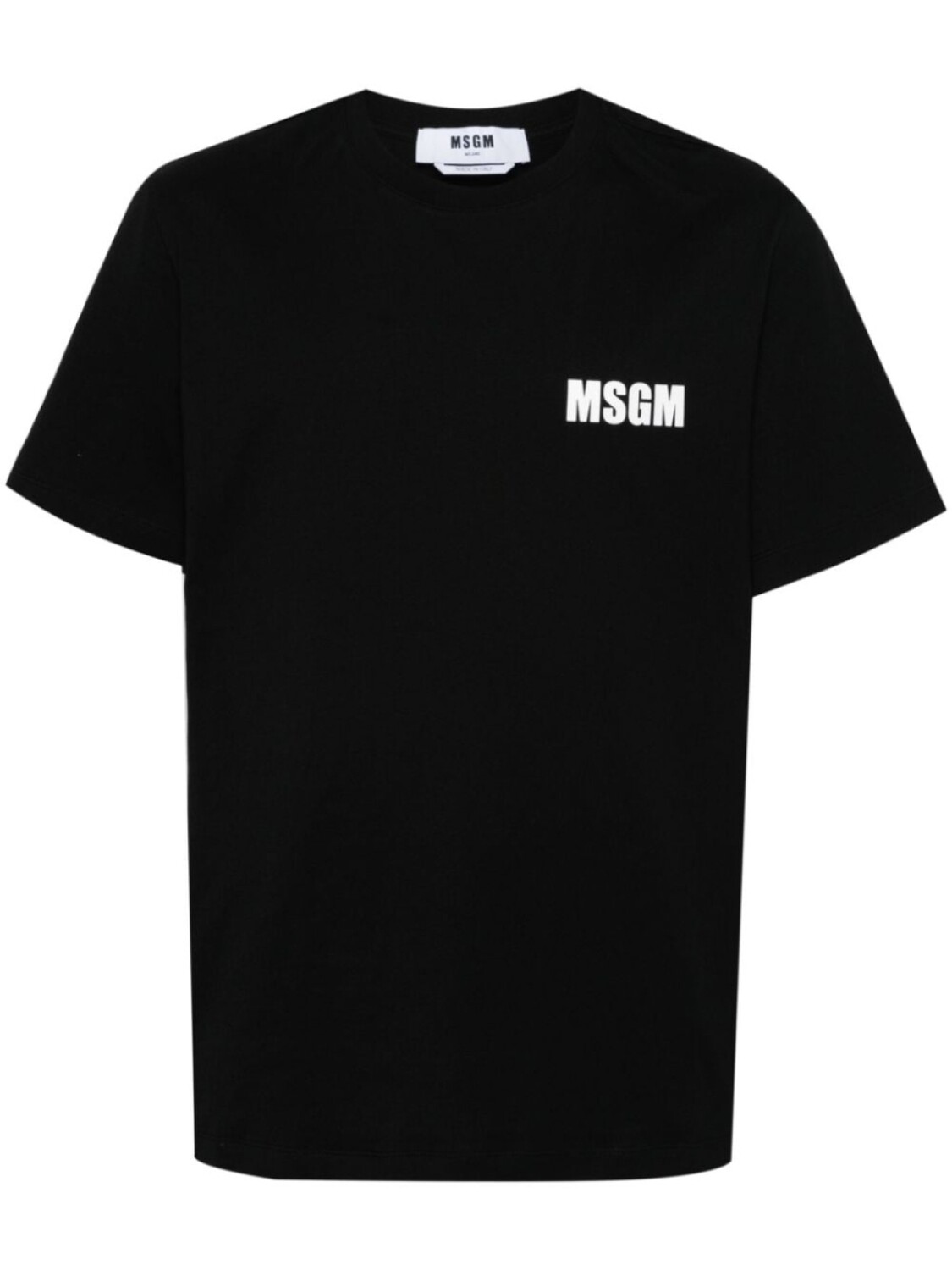 

MSGM футболка с надписью, черный