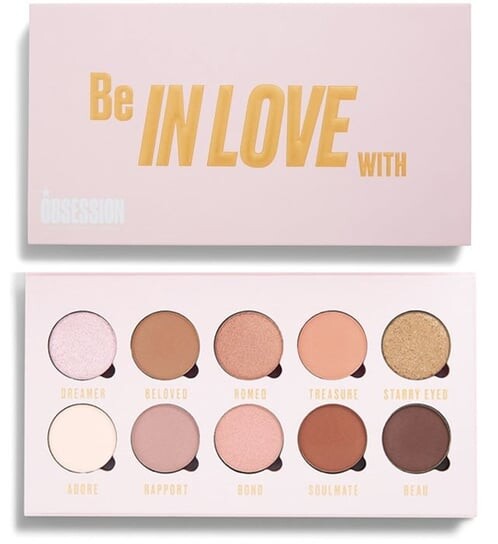 

Палитра теней Makeup Obsession, Be In Love With, розовый