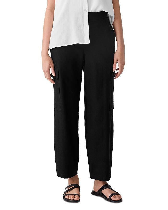 

Брюки-фонарики карго Eileen Fisher Petites, черный