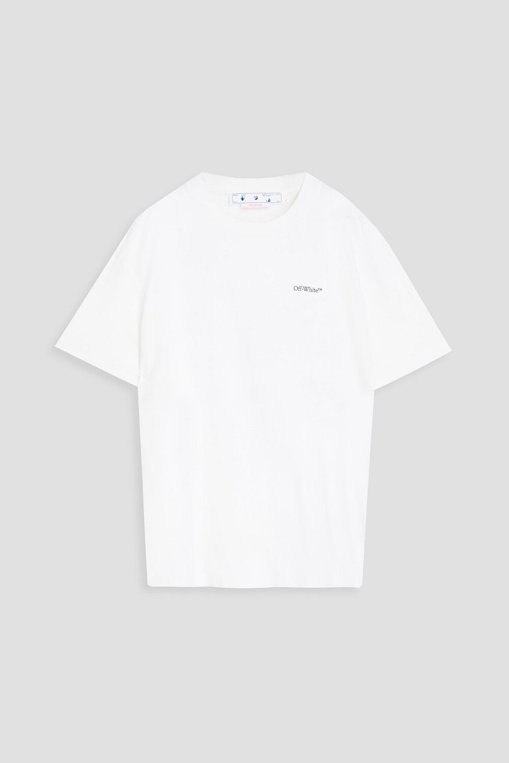 

Футболка из хлопкового джерси с принтом Off-White, белый