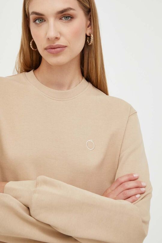 

Толстовка из хлопка Trussardi, бежевый