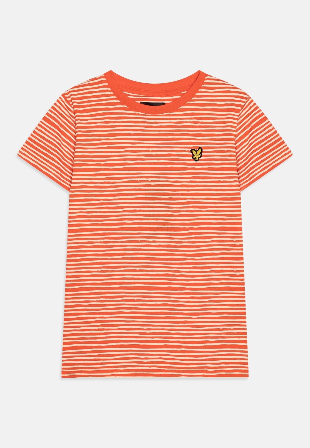 

Футболка с принтом STRIPED FITTED TEE Lyle & Scott, цвет mandarin red