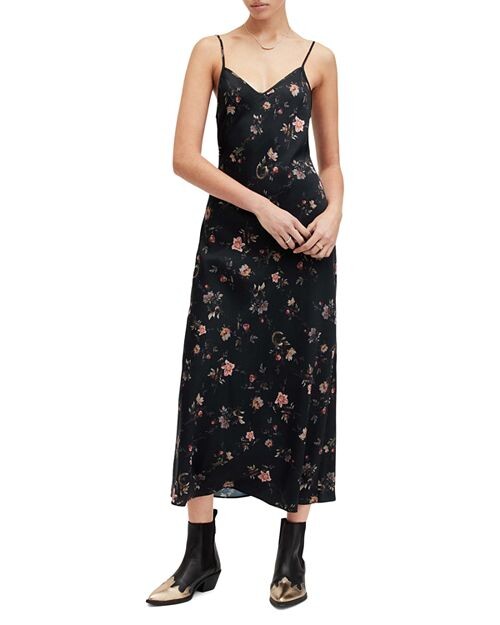 

Платье Bryony Танана ALLSAINTS, цвет Black