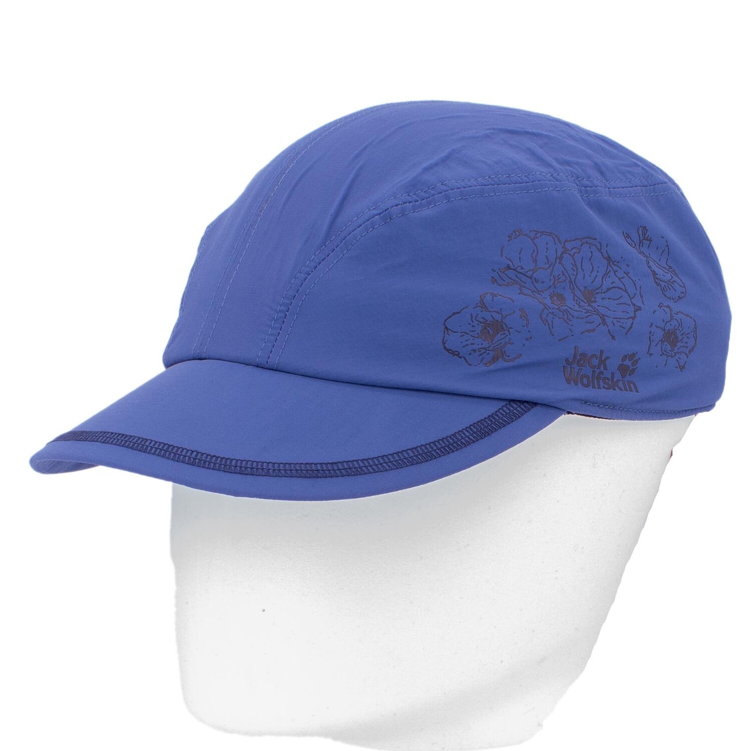 

Бейсболка Jack Wolfskin Accessoires Supplex Grand Flower, синий
