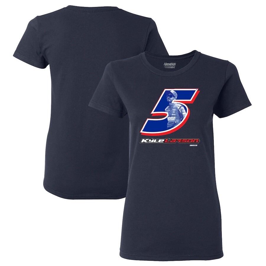

Футболка с коротким рукавом Hendrick Motorsports Team Collection Kyle Larson, нави