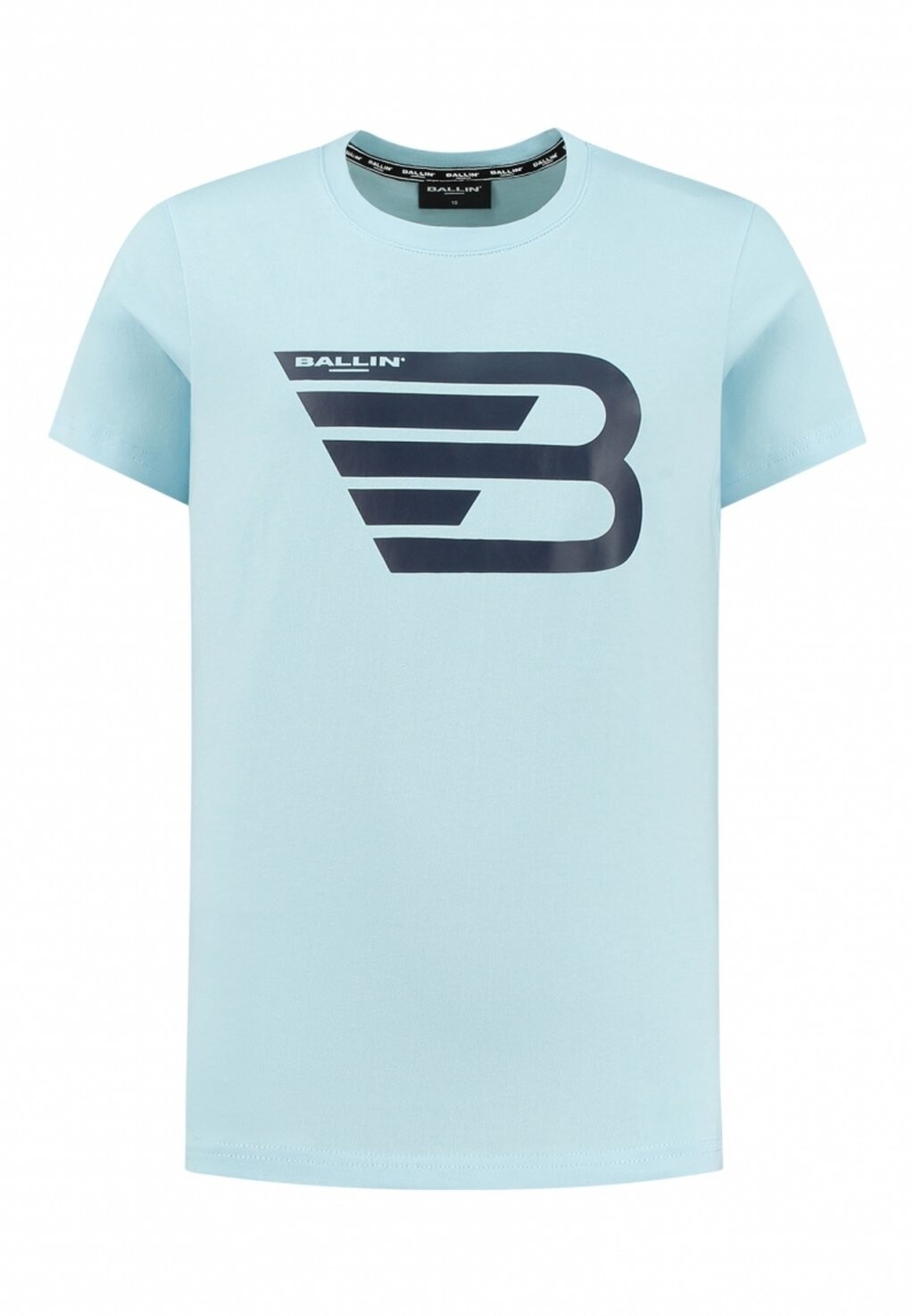 

Футболка с принтом SLIM FIT CREWNECK SS Ballin, цвет lt blue