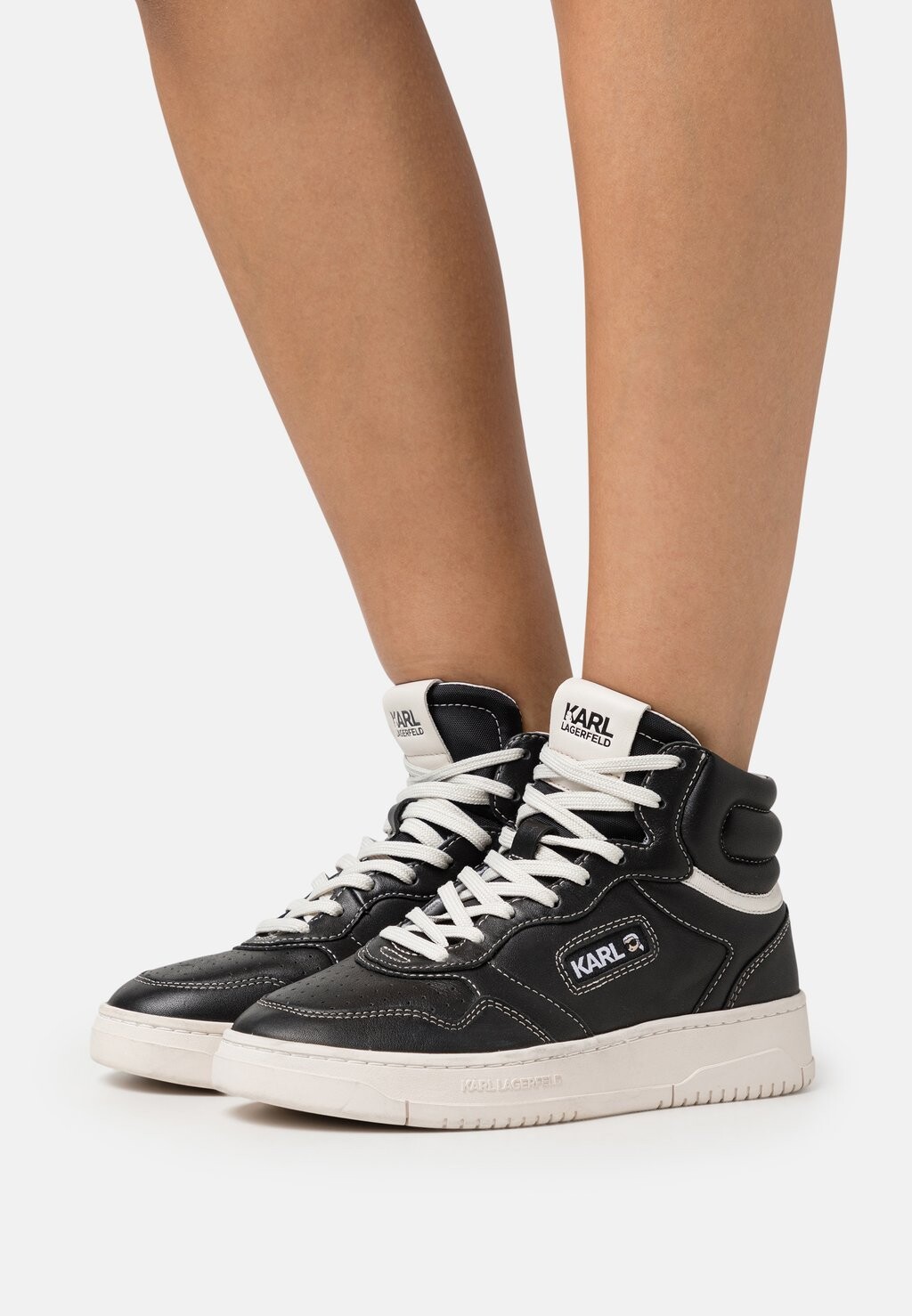 

Высокие кеды KREW KOLLAR MID KARL LAGERFELD, черный