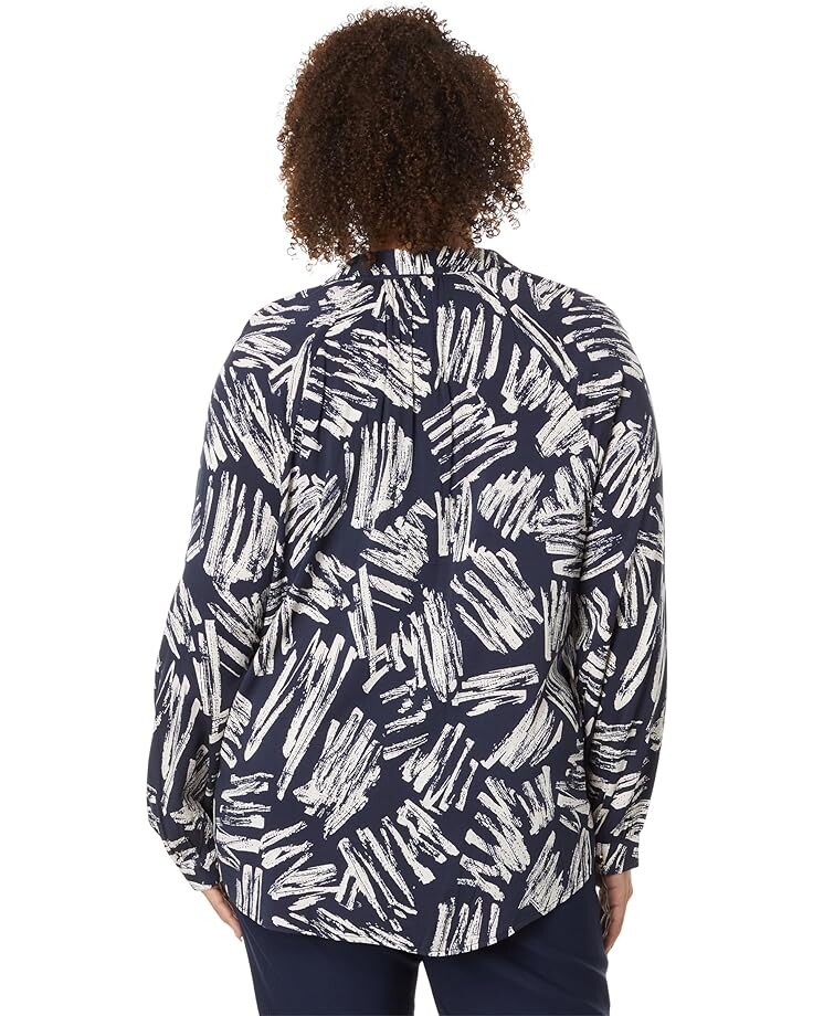 

Рубашка NIC+ZOE Sweet Strokes Shirt, цвет Indigo Multi
