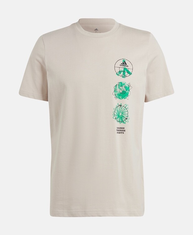 

Футболка adidas Sportswear, бежевый